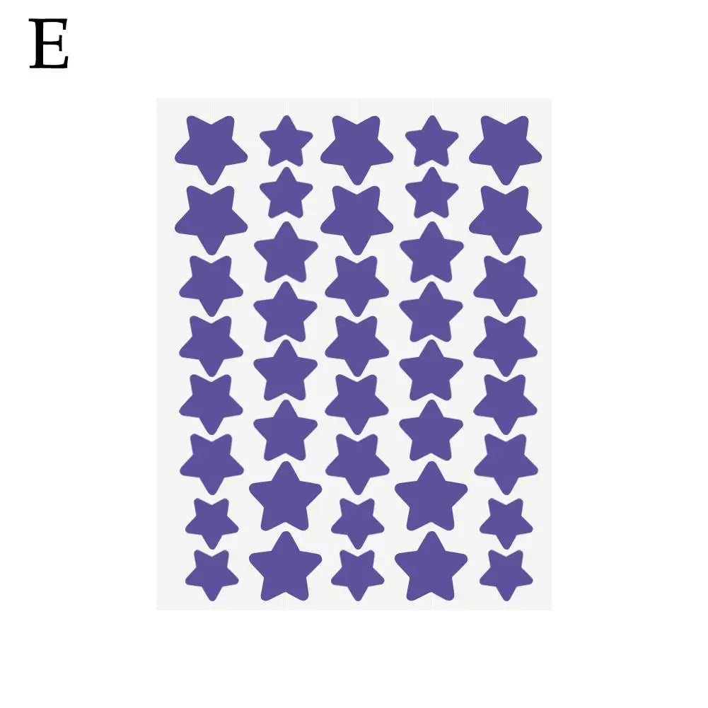 40-Pack Star-Shaped Pimple Cover Patches | Colorful & Cute