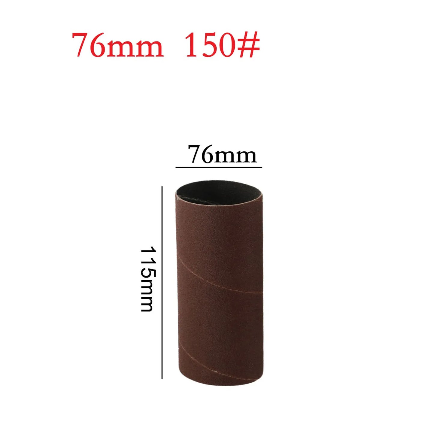 Sanding Drum Sleeves Paper Polishing Tool 80 150 240 Grit Spindle