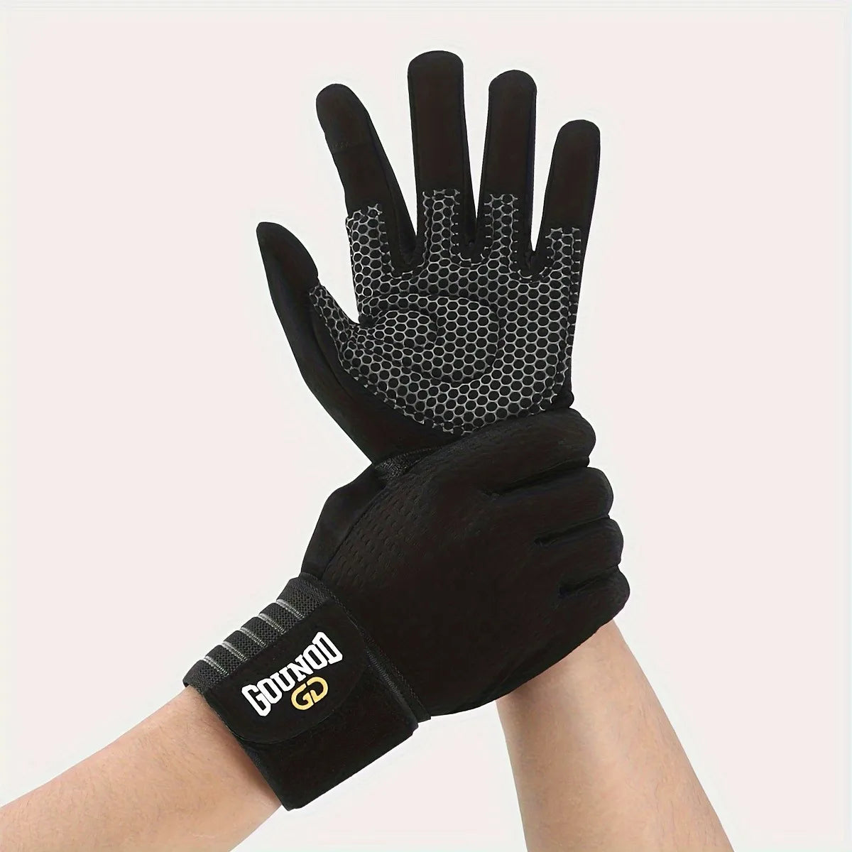 Half Finger Fitness Gloves – Breathable Knit for Men & Women
