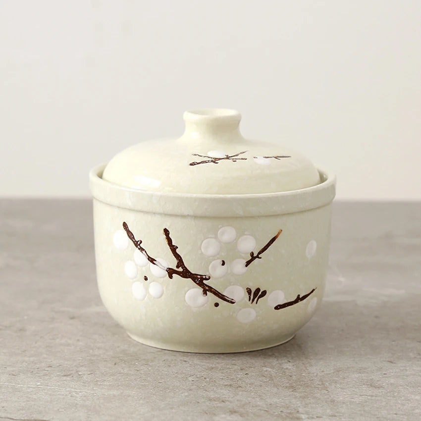 Ceramic Stewing Soup Cups Household Steamed Egg Bowls Hotel Steamed Bird's Nest Stew Underglaze Colored Mini Dessert Stew Cups Peaceful Pleasures Health and Wellness light green