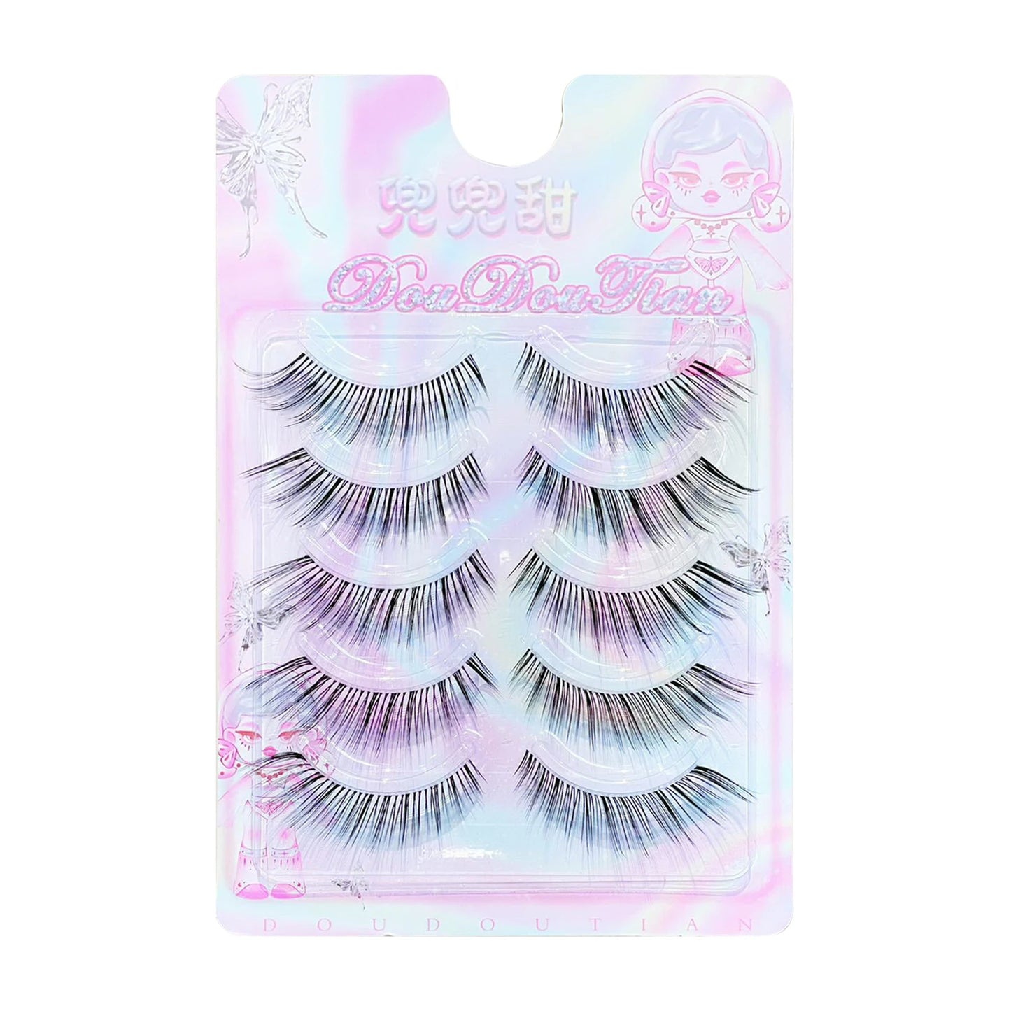 Wispy False Eyelashes – DIY Cosplay Anime Strip Lashes 3 Pairs