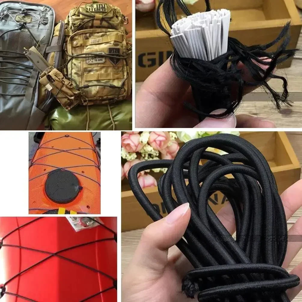 DIY Rubber Bands Elastic Band Sewing Accessories Clothing Straps Elastics Rope Black Crafts High Quality 3/4/5/6/8MM Apparel Peaceful Pleasures Health and Wellness