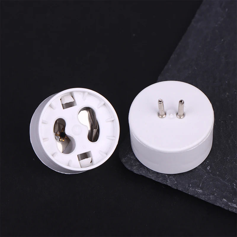 10pcs MR16 To GU10 Socket Base Halogen Light Bulb Lamp Adapter Converter High Temperature Resistance Conversion Lamp Holder Peaceful Pleasures Health and Wellness