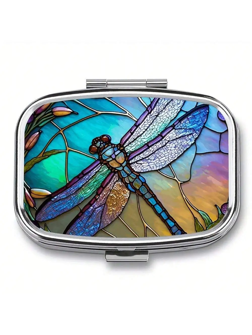 2 Compartment Medicine Pill Case, Compartment Portable Medicine Case, Portable Pill Box For Pocket Or Purse Pill Box Peaceful Pleasures Health and Wellness