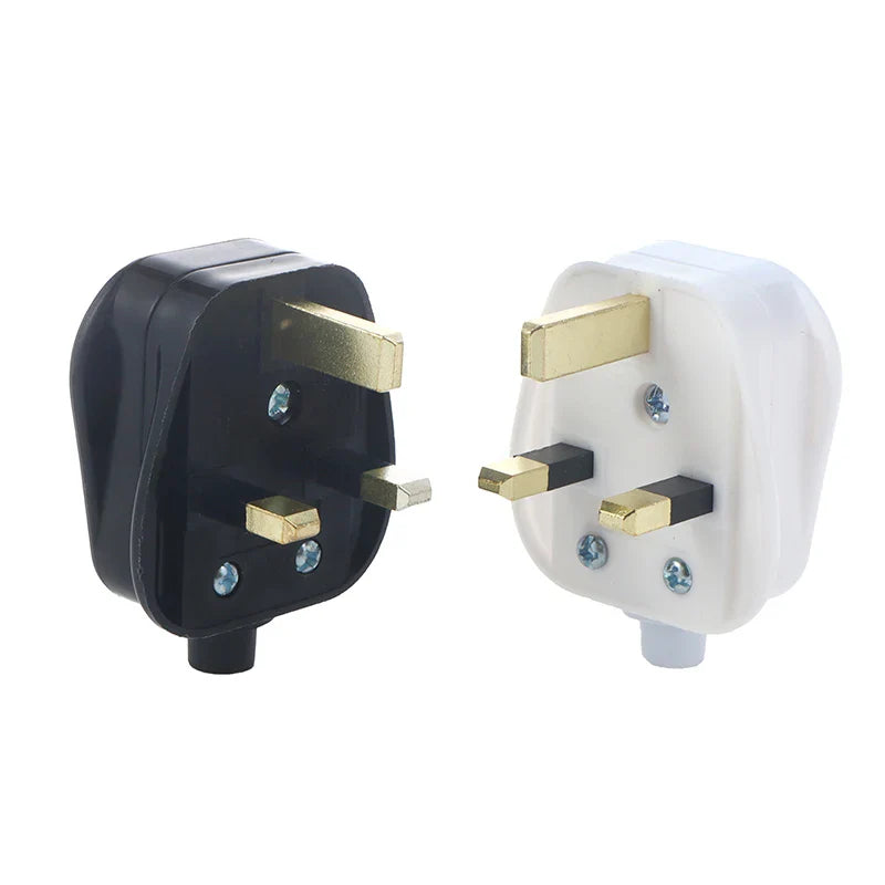UK Type G 13A Fused 3-Pin Mains Plug – Rewirable Connector