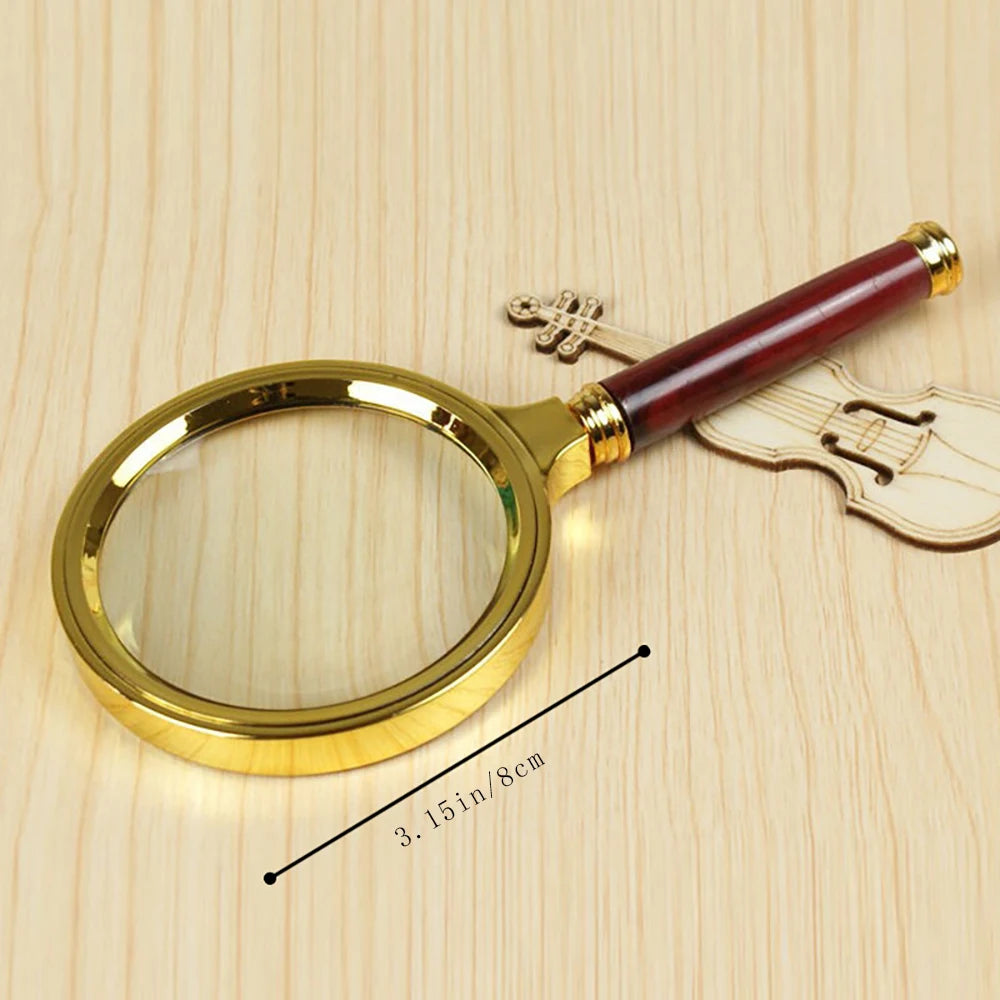 50x High-definition Handheld Magnifying Glass Suitable Reading