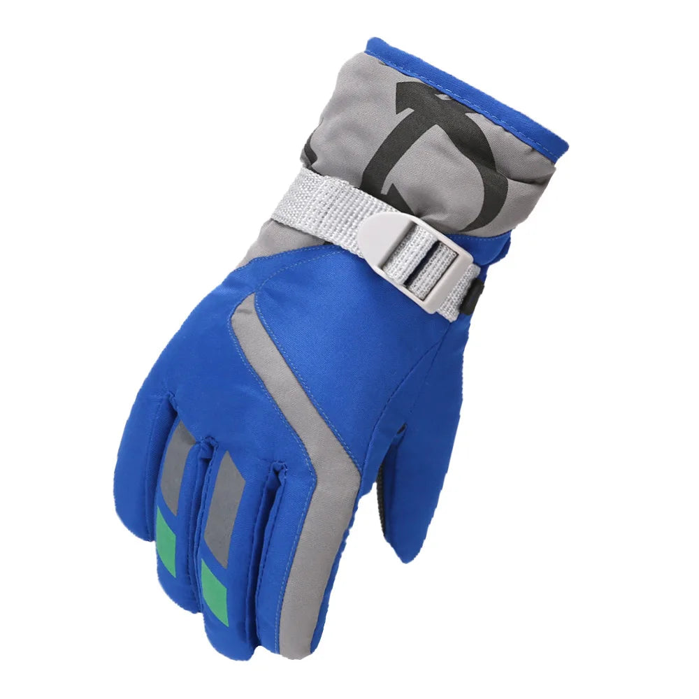 Kids Waterproof Ski Gloves | Windproof Winter Snow Gloves 4–7