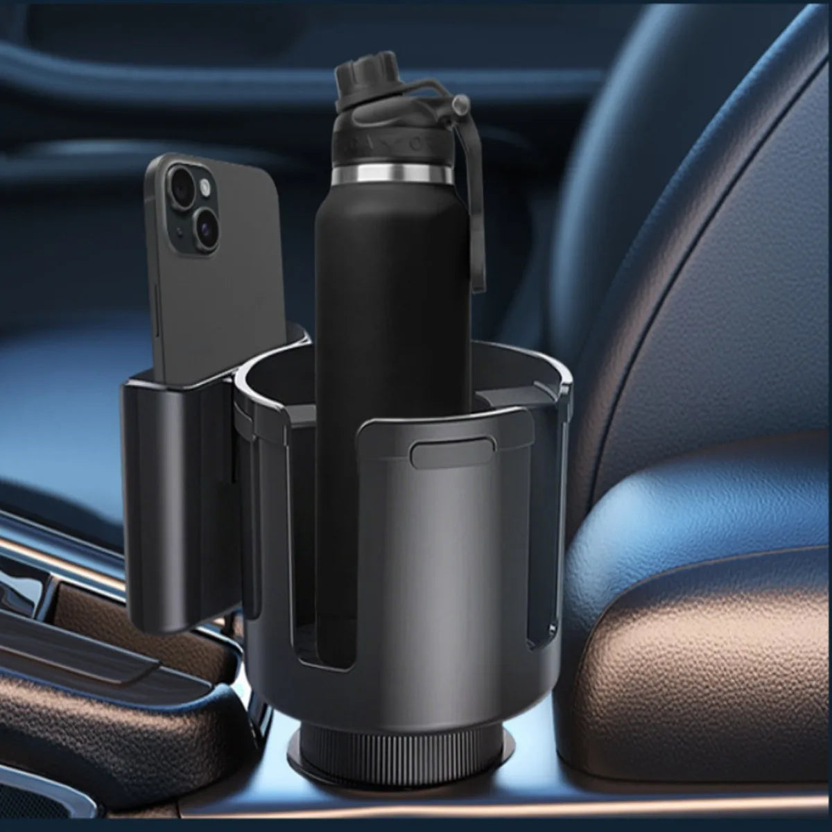 108mm Car Cup Holder 2-in-1 Vehicle Drink Holder Modified Cup Mat Multi-functional Storage Rack Peaceful Pleasures Health and Wellness