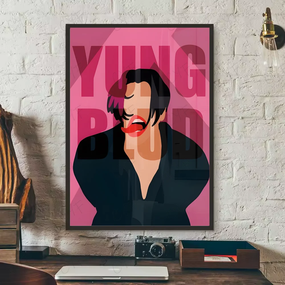 YUNGBLUD Singer Poster – HD Waterproof Sticky Wall Art Decor
