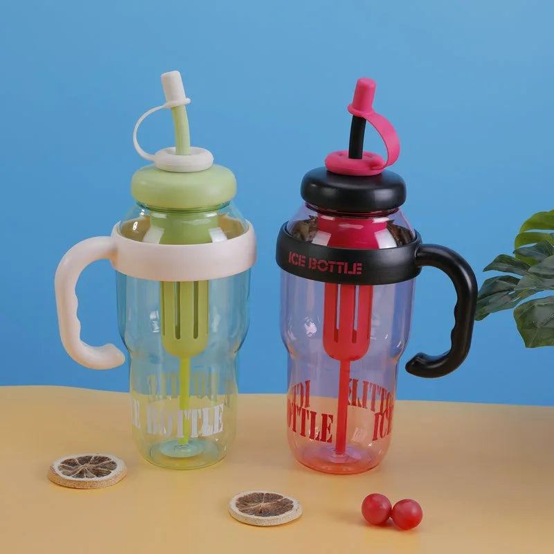 Personalized Cups With Straws High Capacity Thermos Mug Custom Drinkware For Milk Tea Beer Cute Summer Gifts Kitchen Home Use Peaceful Pleasures Health and Wellness