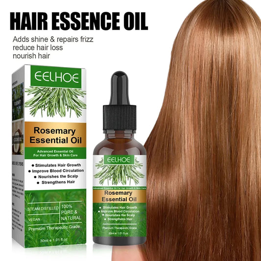 Rosemary Hair Care Essential Oil Moisturizes Nourish The Scalp Soft Glossy Prevent Hair Dryness Split Organic Hair Care Products Peaceful Pleasures Health and Wellness