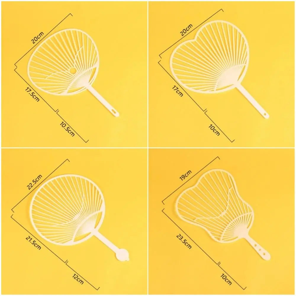 DIY Uchiwa Hand Fan Framework | White Plastic Craft Kit
