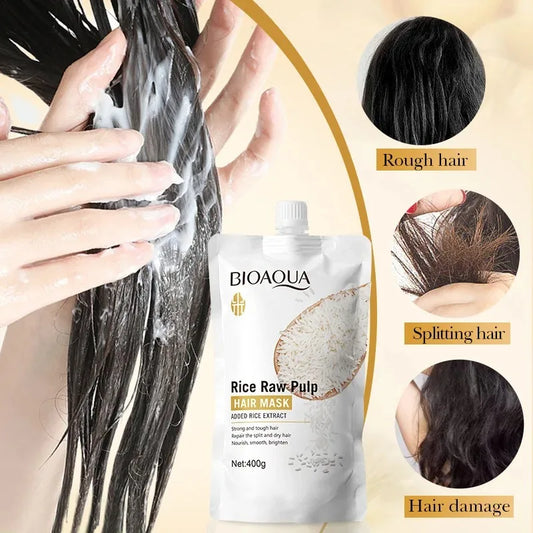Rice Puree Hair Mask – Deep Conditioning for Frizz-Free Hair Deep Conditioning Hair Mask Oasis Select