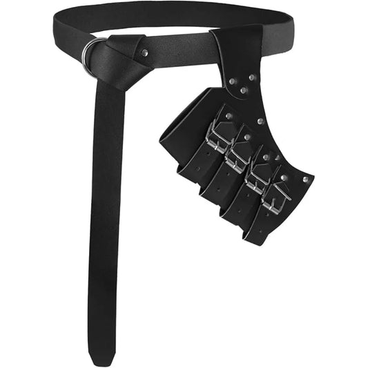 1 Medieval Sword Belt Frog Holster Adjustable Rapier Renaissance Peaceful Pleasures Health and Wellness StyleE 2PCS