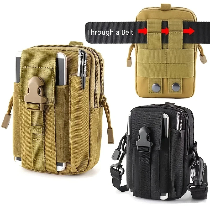 Camouflage Tactical Fanny Pack | Hiking Running Belt Bag