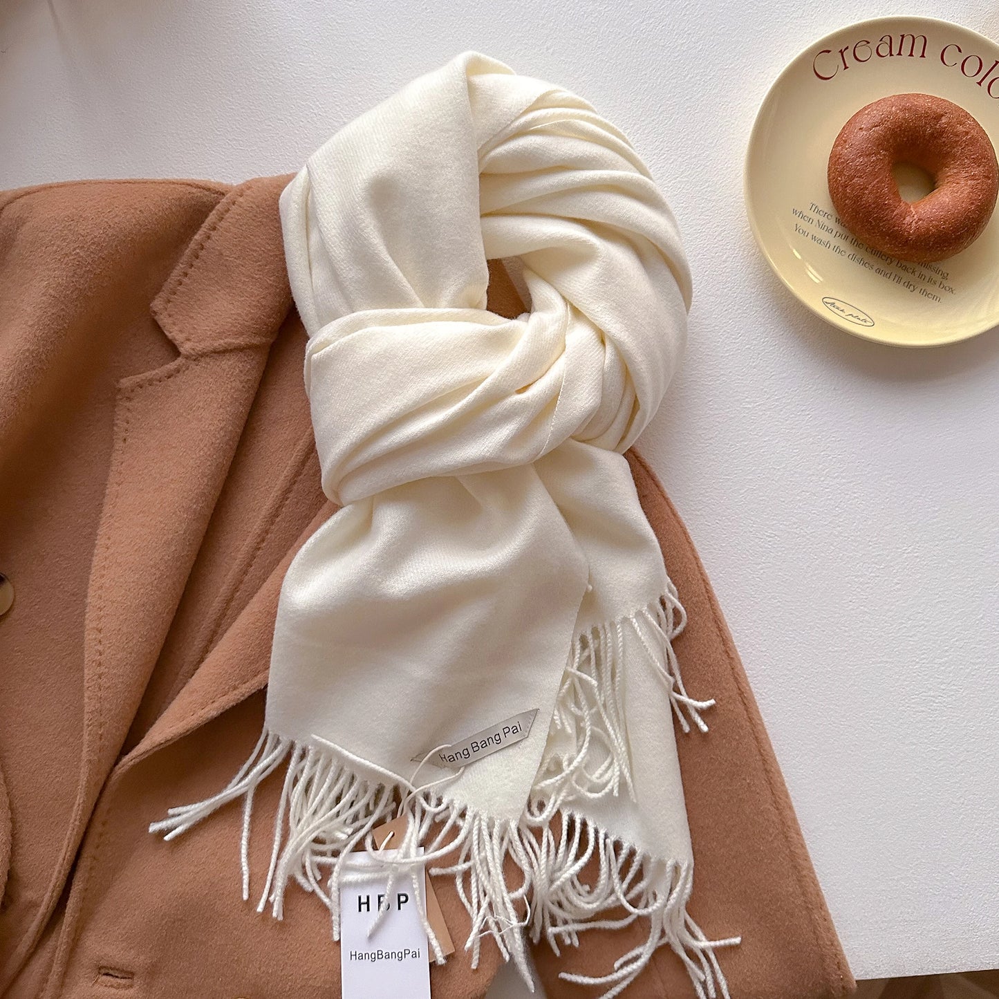 Women's Long Knit Winter Scarf – Shawl Wrap & Pashmina