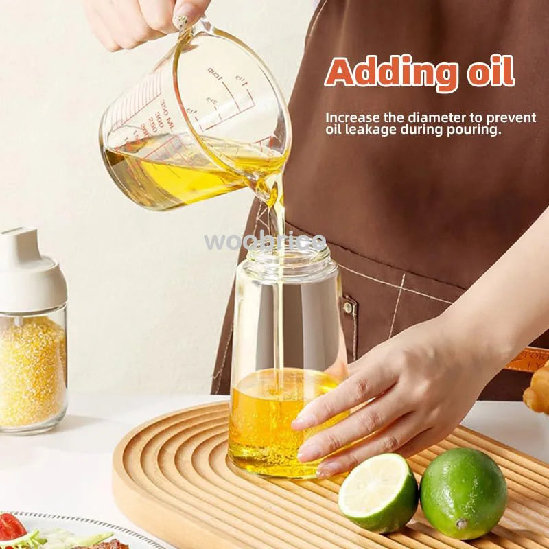 2-in-1 Oil Sprayer & Dispenser Bottle | Air Fryer & Cooking