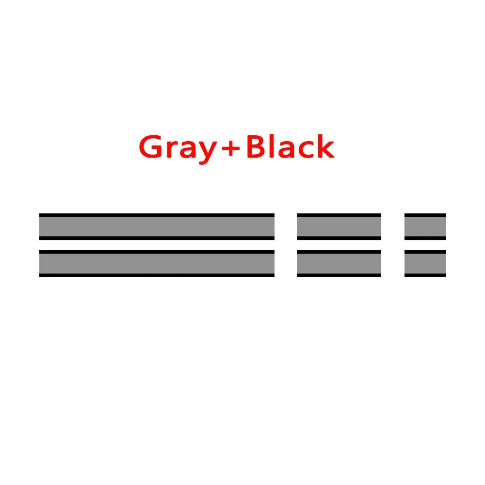 MINI Cooper Hood Trunk Vinyl Stripe Decal | Matte & Glossy Black