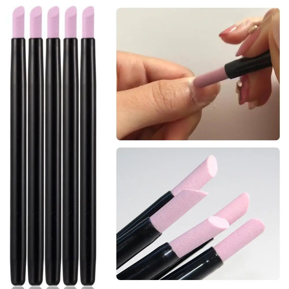 5-Piece Nail Cuticle Grinding Pen Set | Manicure Tool