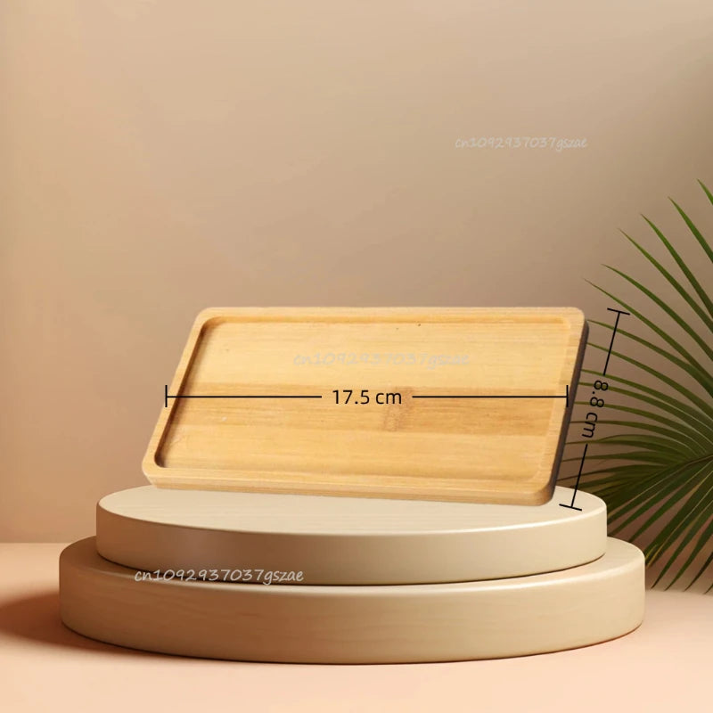 Bamboo Multi-Purpose Tray Set | Plant, Kitchen & Bathroom Use
