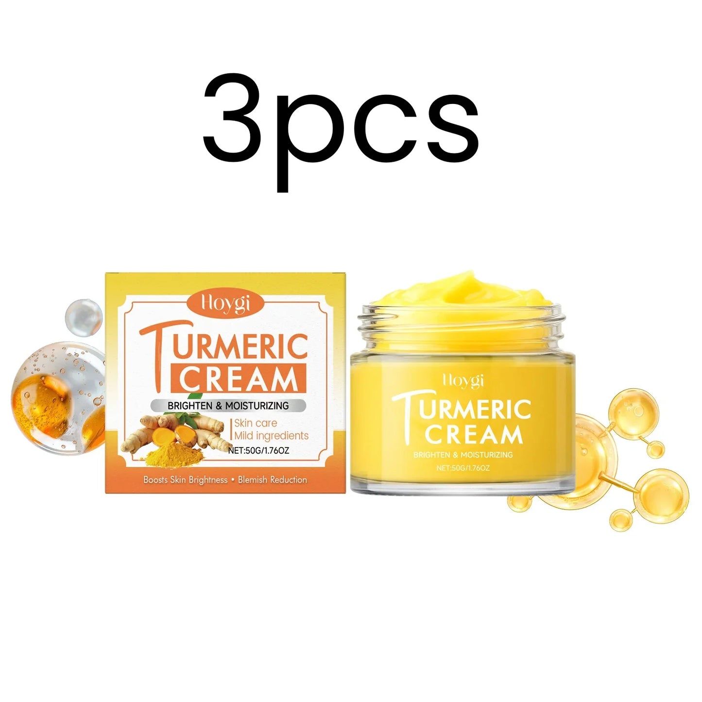 Hoygi Turmeric Face Moisturizer – Brightening Cream 50g