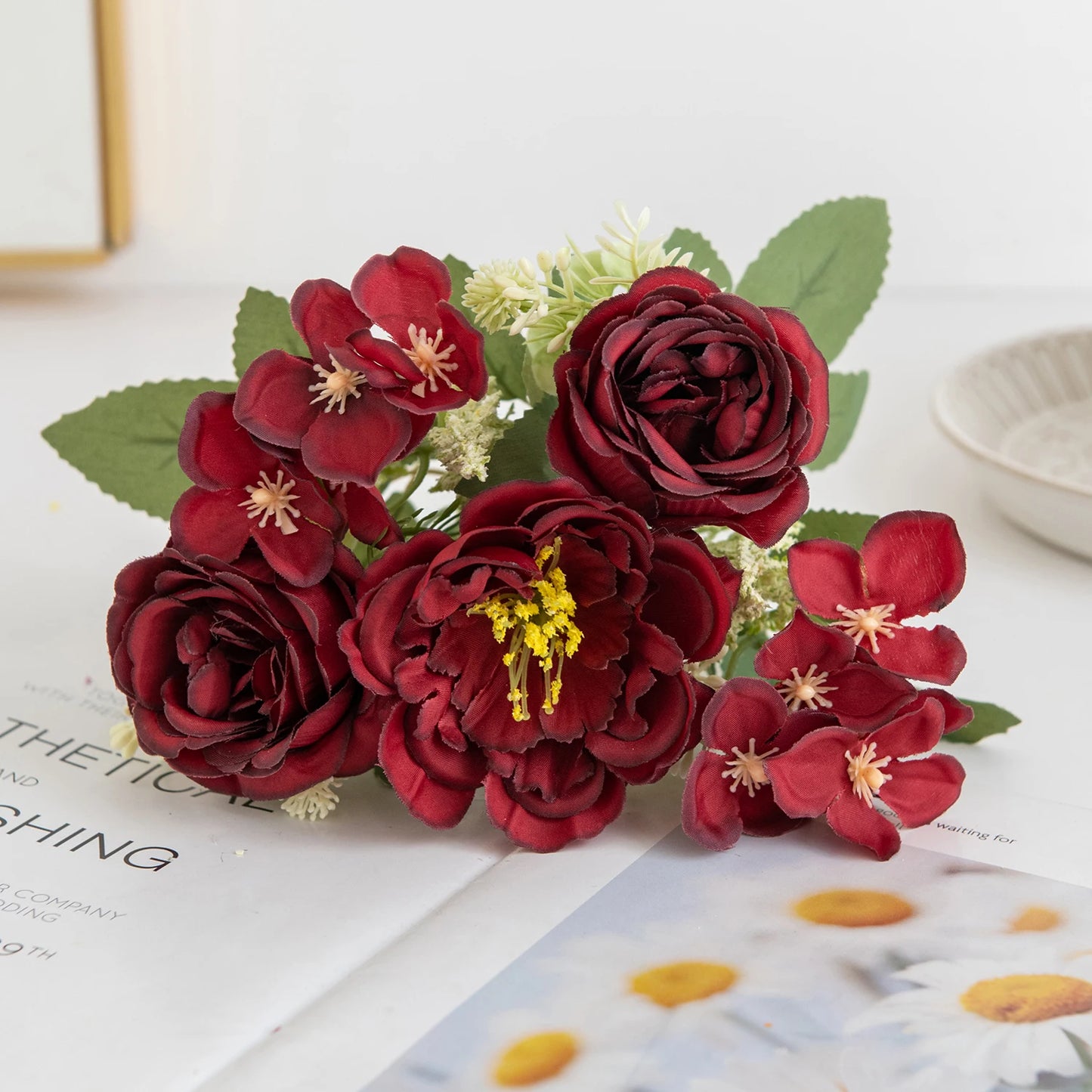 Silk Peony Artificial Flower Ball – Wedding & Home Decor