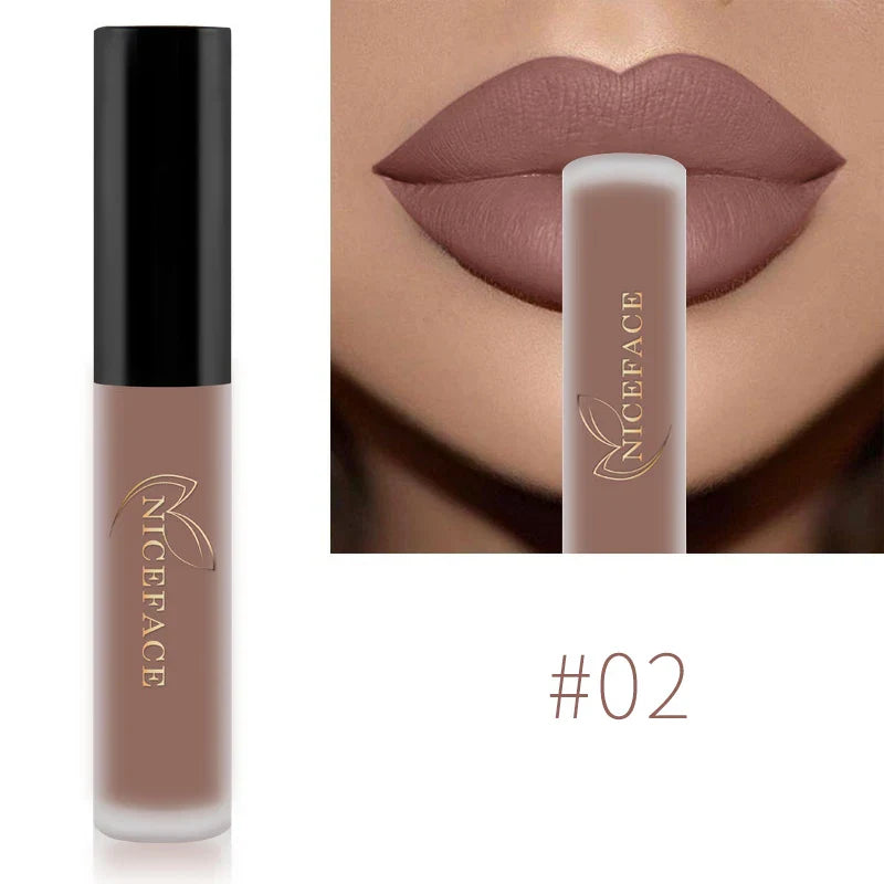 QiBest Matte Liquid Lipstick – Waterproof Long-Lasting Lip Gloss