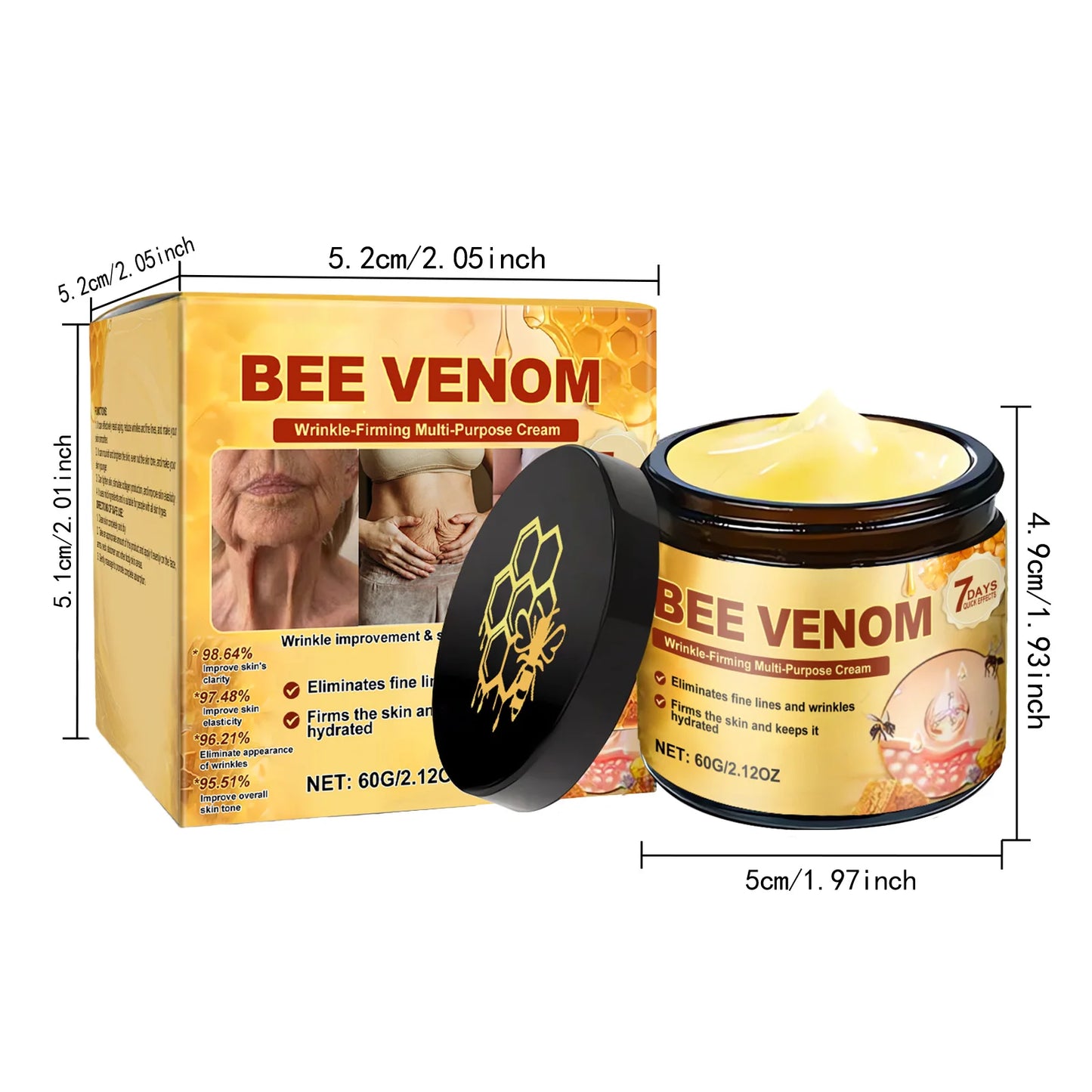 Bee Venom Firming Cream – Anti-Aging Lifting Body Cream