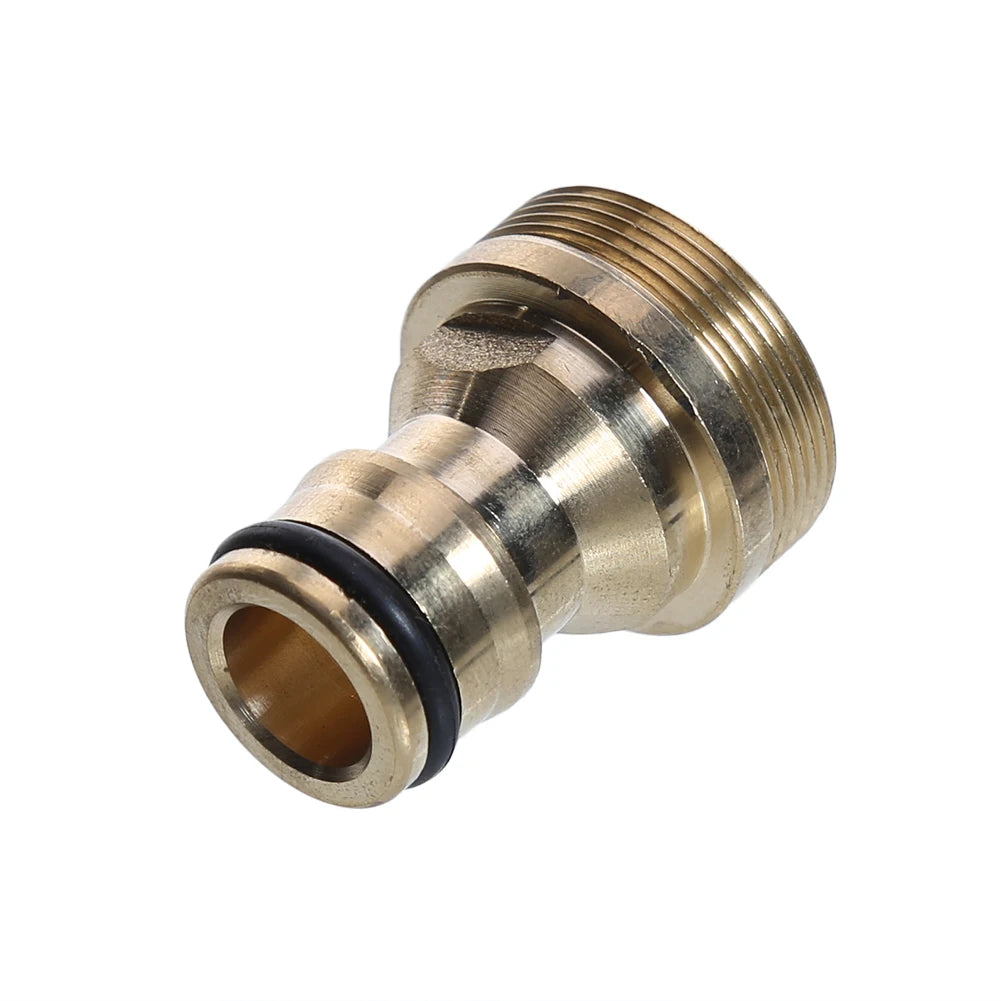 Brass Garden Tap Connector – 23mm Thread Hose Adapter Peaceful Pleasures Health and Wellness