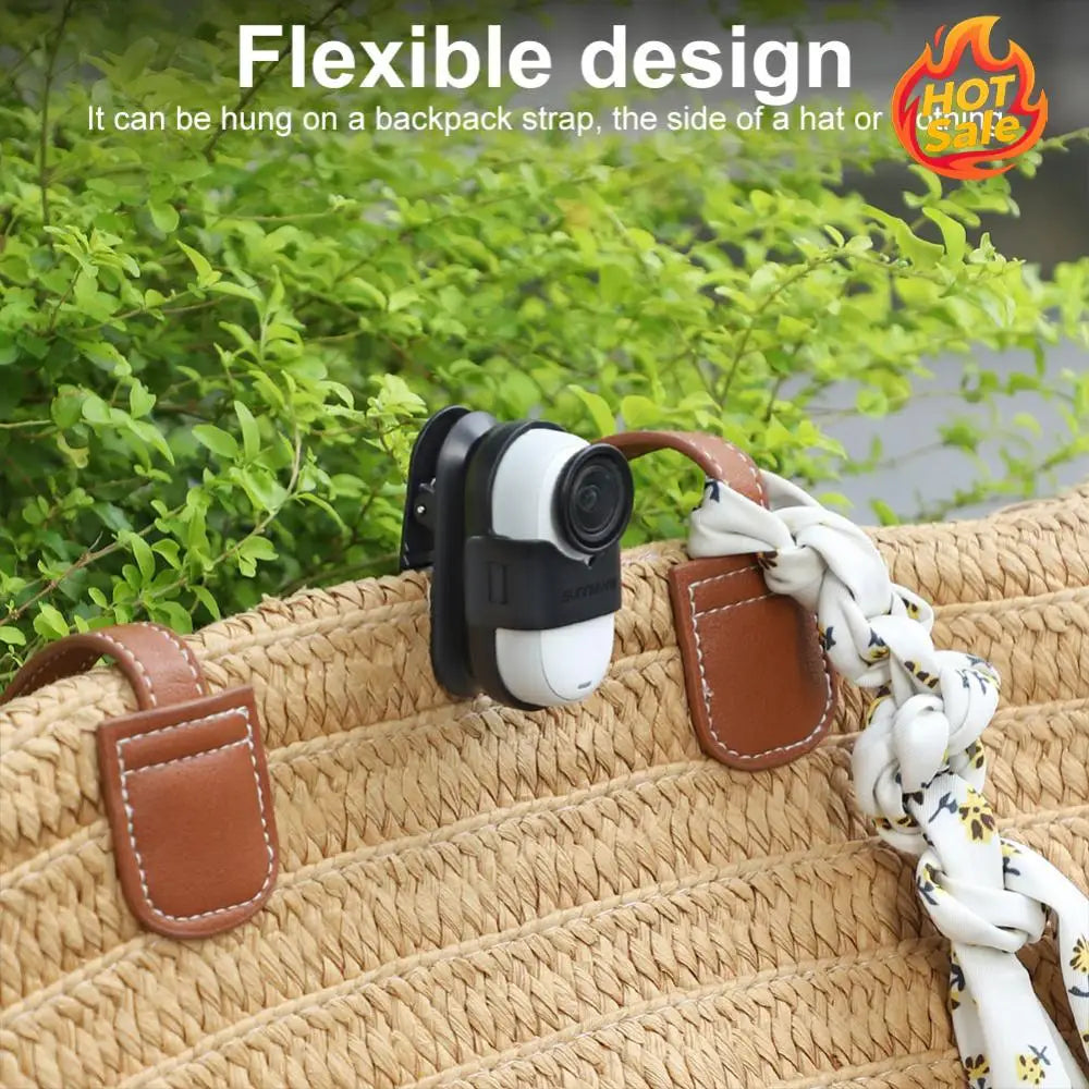 360° Clip Mount Clamp Holder for Insta360 GO 3 / GO 3S