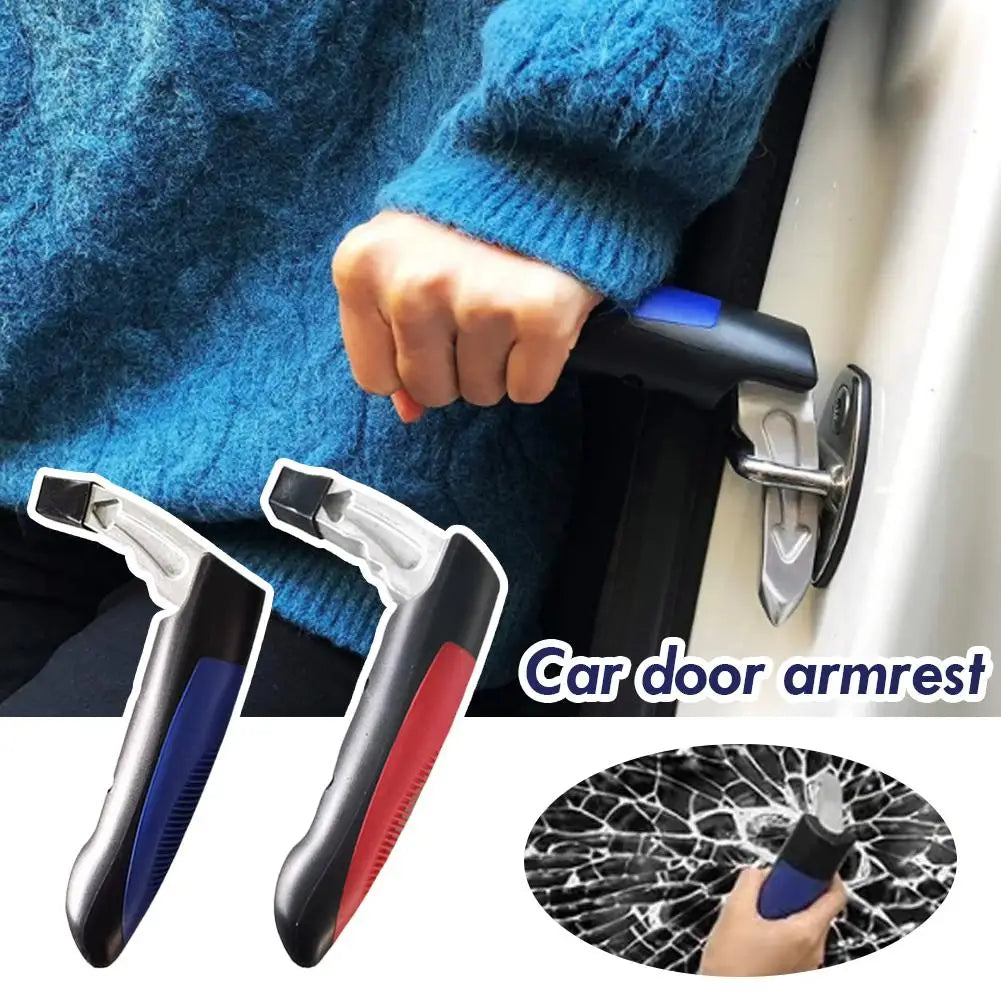 2-in-1 Car Door Handle Cane & Emergency Window Breaker