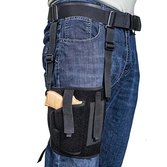 Tactical Neoprene Thigh Holster | Universal Leg Gun Bag Tactical Thigh Holster Peaceful Pleasures Health and Wellness