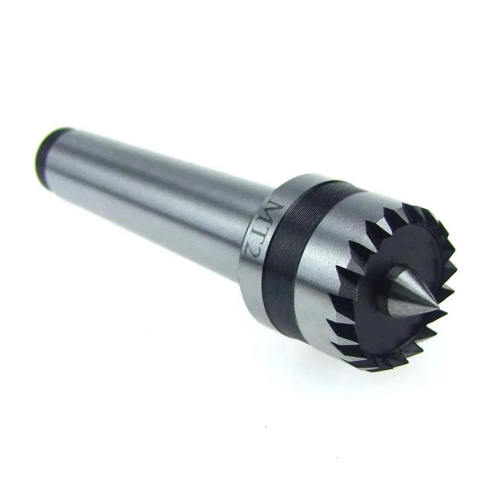Crown Multi-Tooth Lathe Drive Center MT1/MT2 Spring-Loaded