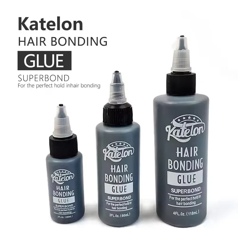 Katelon Lace Wig Bonding Glue | Strong Hold, Sweatproof 1–4oz