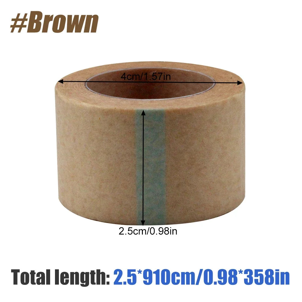 10-Roll Non-Woven Nose Tape | Rhinoplasty & Wound Care Medical Adhesive Tape Peaceful Pleasures Health and Wellness Brown-2.5cm-10PCS