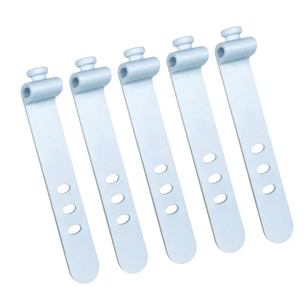 Silicone Cable Management Ties – Wire Organizer Kit 1/5/10 Pcs