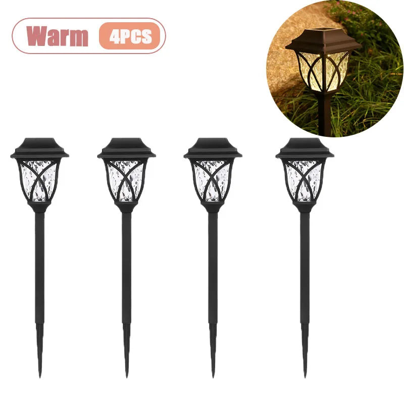 Waterproof Solar Lawn Spike Lights | Outdoor Garden Path Decor
