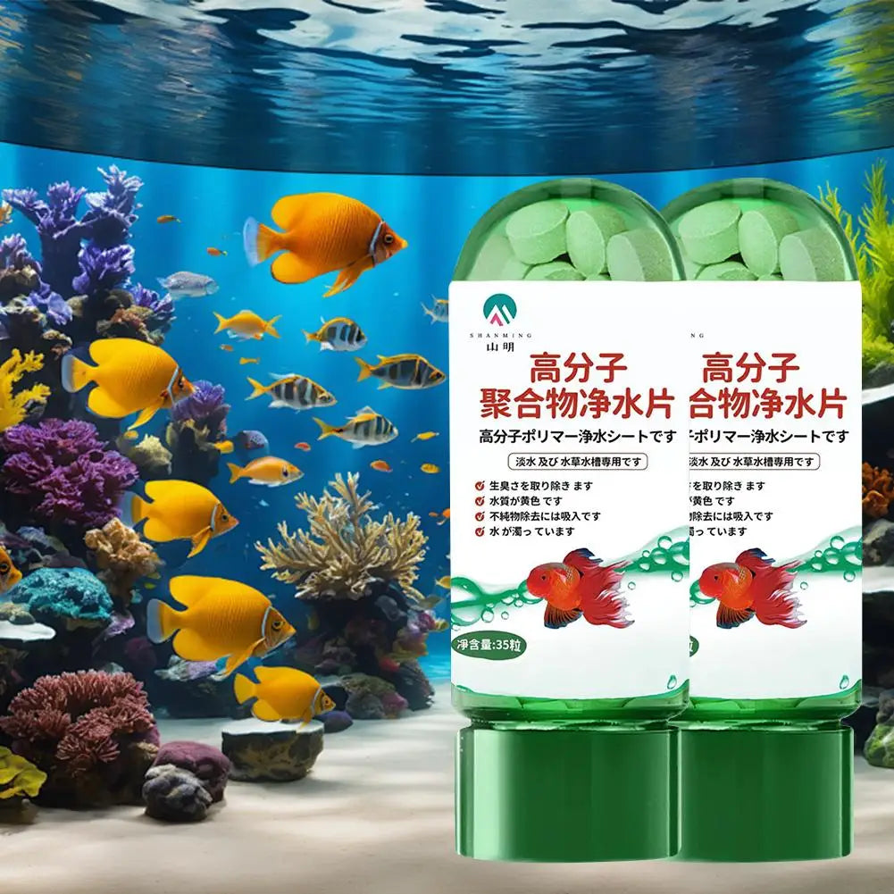 Water Purification Tablets for Aquarium Fish Cleaning Peaceful Pleasures Health and Wellness 2pcs