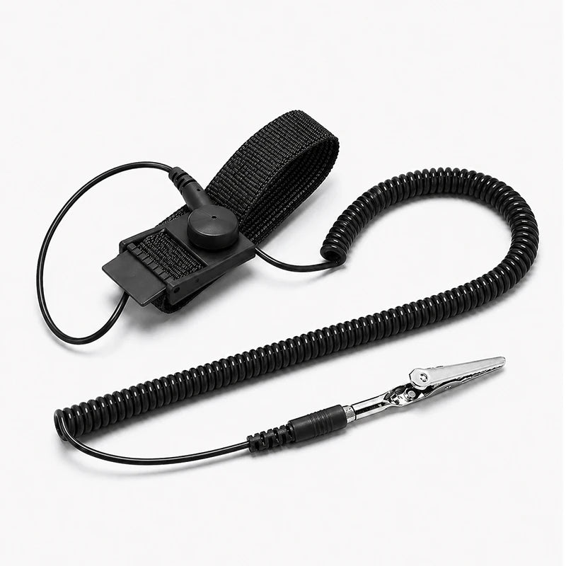 Anti-Static ESD Wrist Strap Grounding Band with Alligator Clip