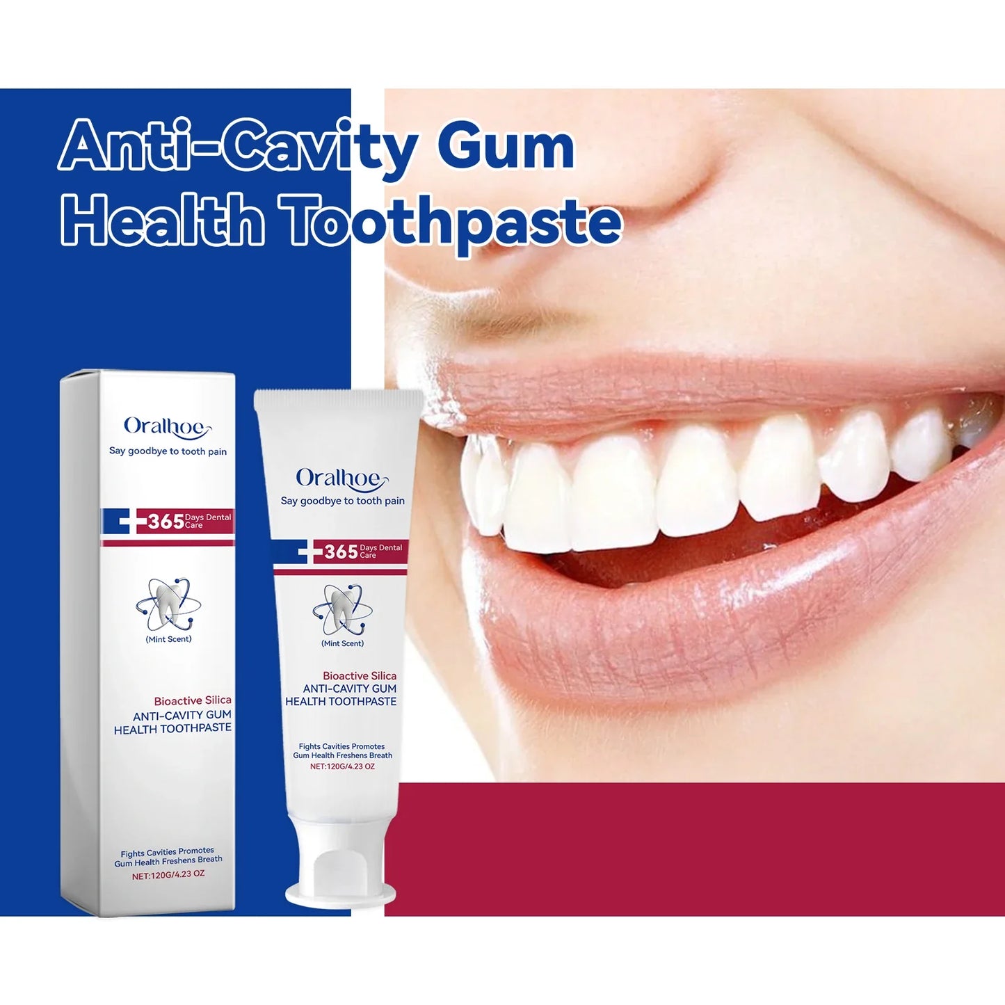 Oralhoe Whitening Probiotic Toothpaste | Enamel Care 120g