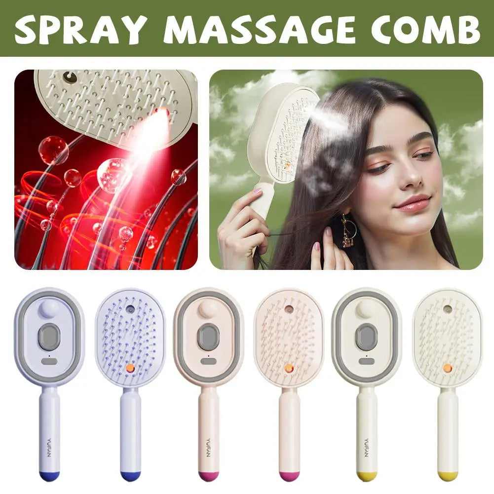 Hair Care Air Bag Spray Massage Comb Scalp Massage Hairbrush Essential Oil Atomization Deeply Nourishes Hair Roots Peaceful Pleasures Health and Wellness