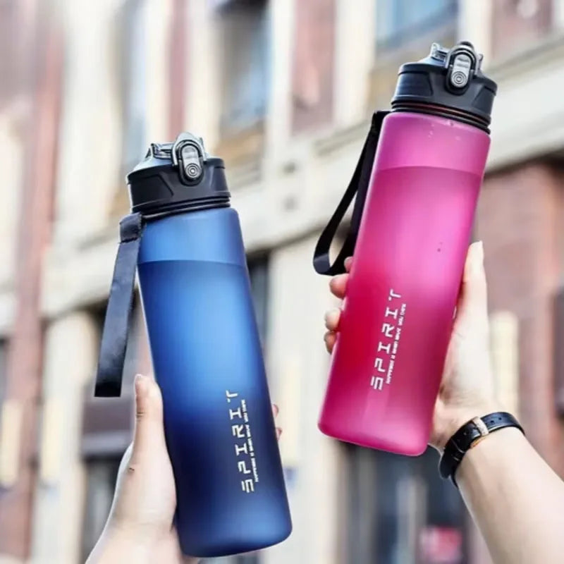 750ml Frosted Water Bottle with Strap – Leak-Proof & BPA-Free