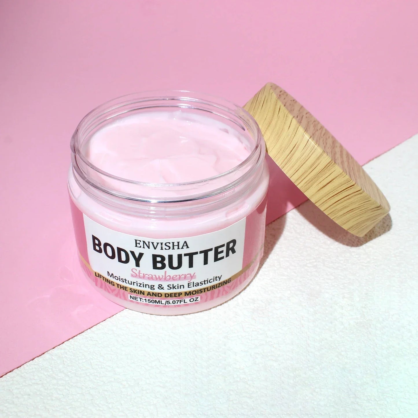 Strawberry Body Butter Lotion – Moisturizing & Brightening Cream Peaceful Pleasures Health and Wellness