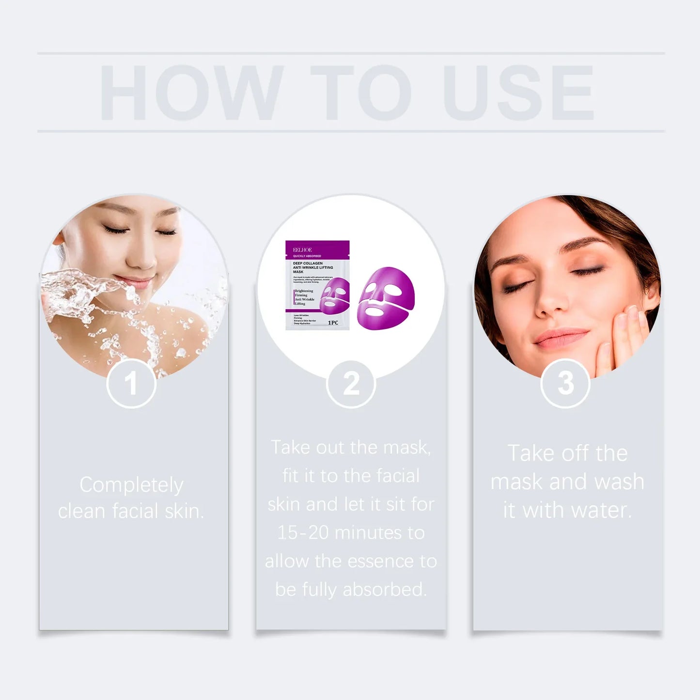 Hoygi Collagen Facial Mask – Hydrating, Firming & Brightening