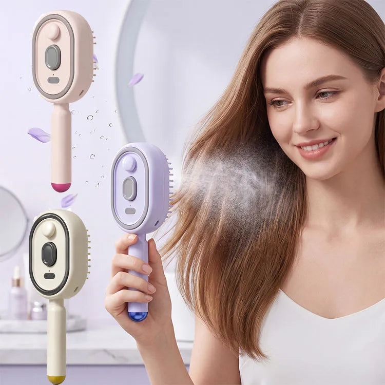 Electric Spray Air Cushion Massage Comb – Hydrating & Anti-Static