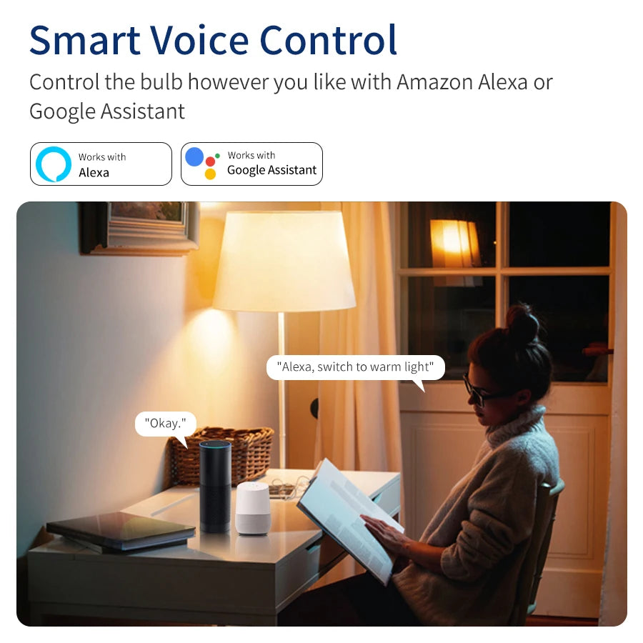220V 110V 5W 7W 9W Tuya Smart WiFi GU10 LED Bulb GU10 Spotlight Alexa Lamp Smart Life App Google Assistant Alice Voice Control Peaceful Pleasures Health and Wellness