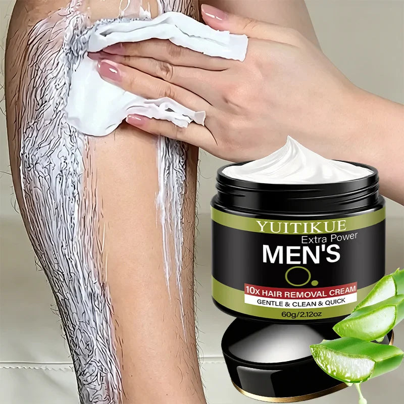 YUITIKUE Men's Hair Removal Cream – Gentle, All Skin Types