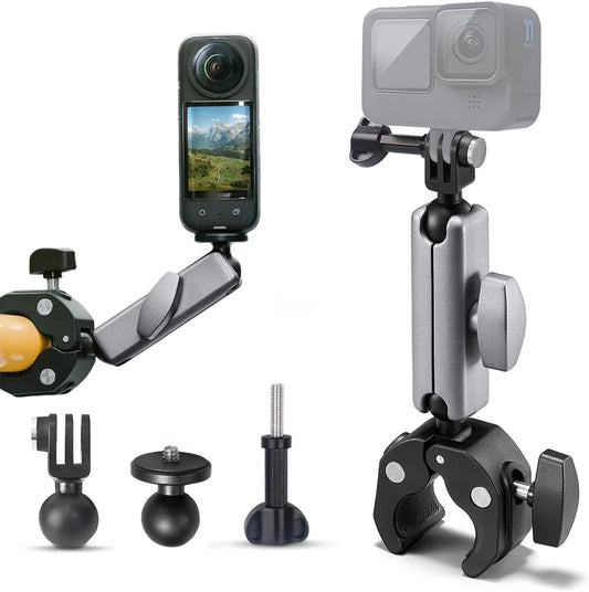 360° Aluminum Handlebar Mount for GoPro, Insta360 & DJI Action Camera Mount Oasis Select