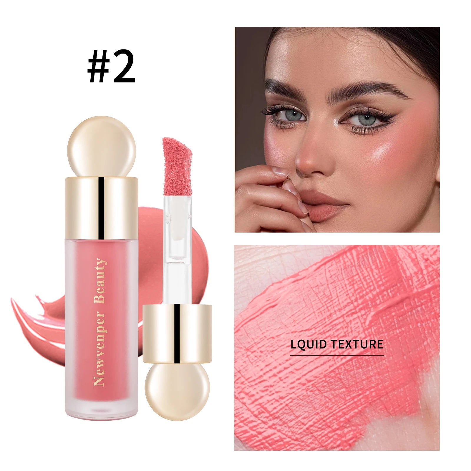 Liquid Highlighter, Blush & Contour Makeup Combo Peaceful Pleasures Health and Wellness