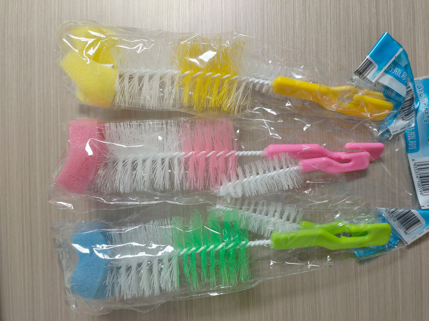 Baby Bottle & Pacifier Cleaning Brush Set – 2-Piece Nylon